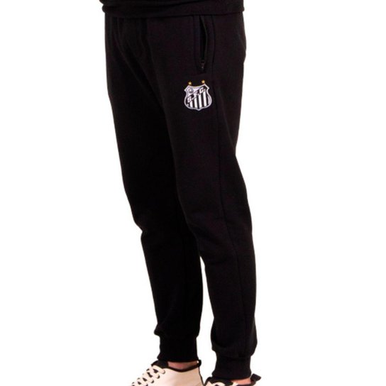 Calça Moletom Santos Oficial Classic Algodão Masculina