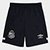Calção Infantil Santos II 26/27 Umbro - Preto+Branco