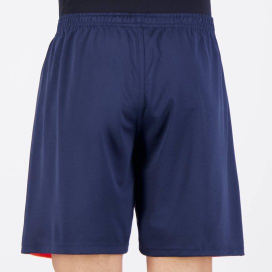 Calção Umbro Raptor Laranja e Marinho