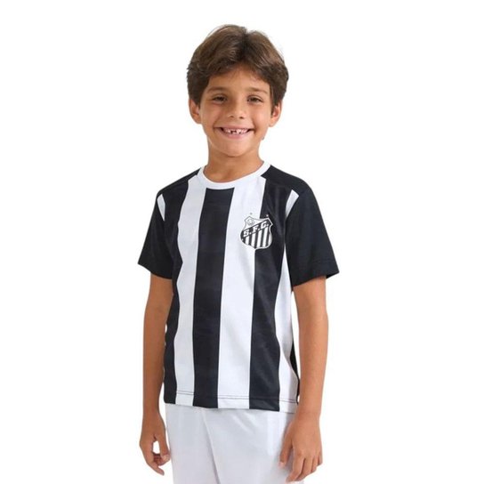 Camisa Braziline Santos Matriz Juvenil - Preto 12