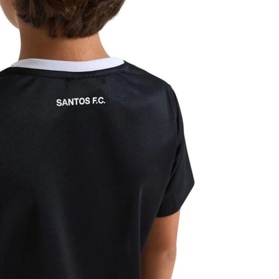 Camisa Braziline Santos Matriz Juvenil - Preto 12