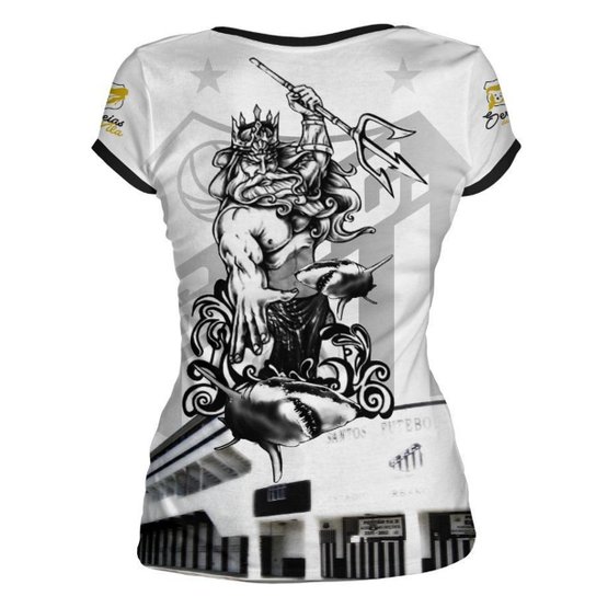 Camisa | Camiseta Santos Feminina - Sereias da vila Rainhas do mar - PP