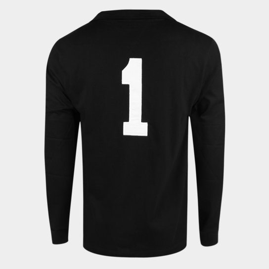 Camisa de Goleiro Retrô Santos Manga Longa 62/63 nº 1 Athleta Masculina