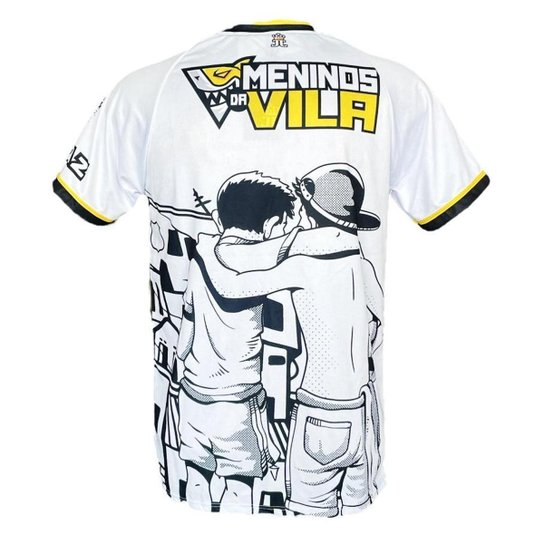 Camisa do Santos - Jotaz - Grafite de Quebrada Bimundial - Masculino - G - Conforme imagens