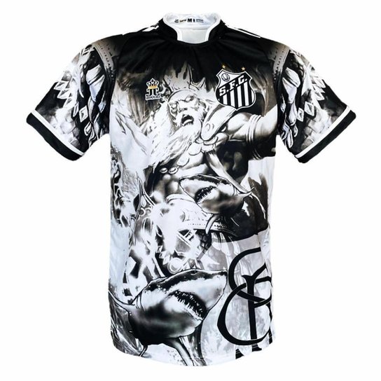 Camisa do Santos - Jotaz - Poseidon blackout - Masculino - G - Conforme imagens