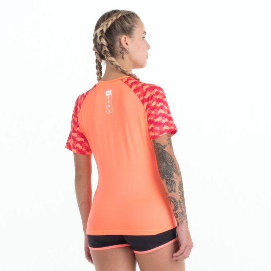 Camisa Feminina Umbro Futevolei Graphic Camuflage