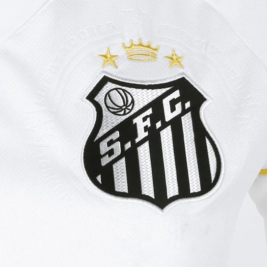 Camisa Feminina Umbro Santos I Branco Home 2023 Pelé