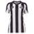 Camisa Feminina Umbro Santos II Listrada 2022 - Preto+Branco