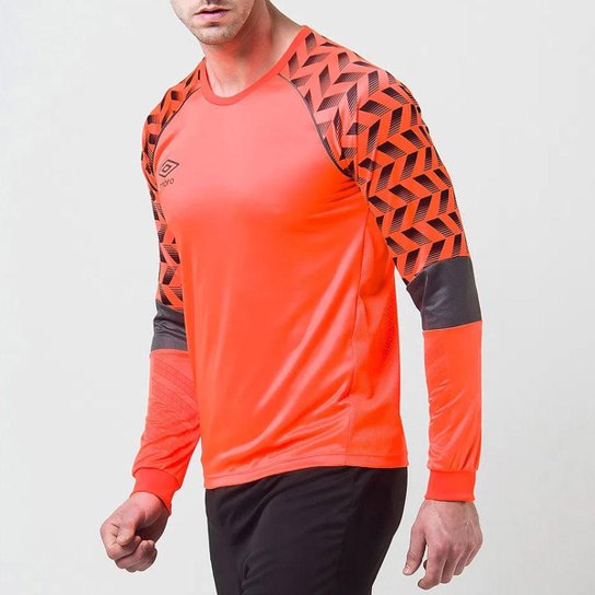 Camisa Goleiro Manga Longa Umbro TWR Layout Masculina