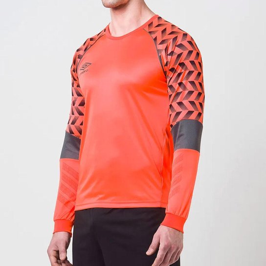 Camisa Goleiro Manga Longa Umbro TWR Layout Masculina