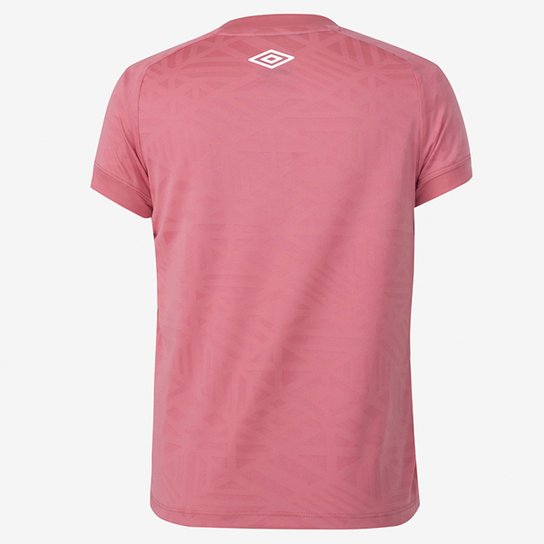 Camisa Infantil Santos Outubro Rosa 22/23 s/nº Torcedor Umbro Feminina