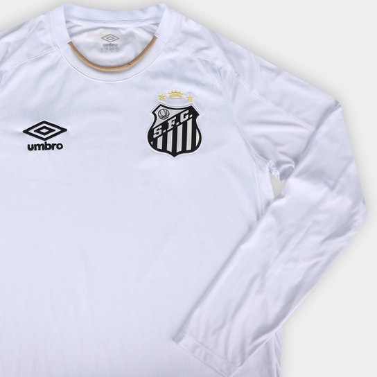 Camisa Manga Longa Santos I 26/27 s/n Torcedor Umbro Masculina