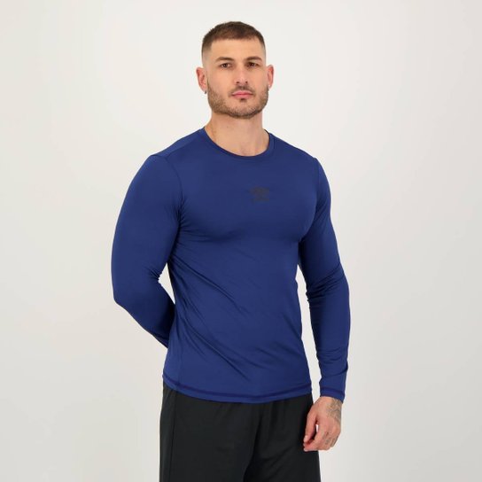 Camisa Manga Longa Umbro Diamond Touch Marinho