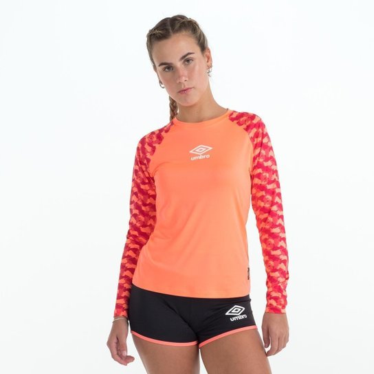 Camisa Ml Feminina Umbro Futevolei Graphic C.