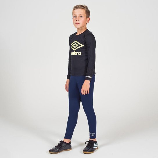 Camisa Ml Juvenil Umbro Basic Uv