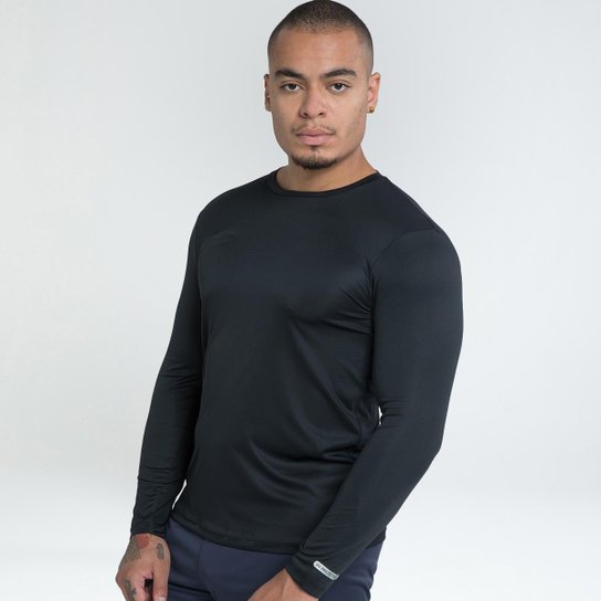 Camisa Ml Masculina Umbro Basic Uv