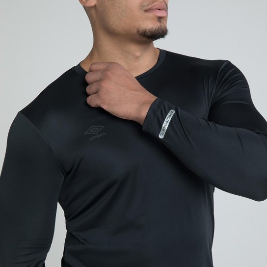 Camisa Ml Masculina Umbro Basic Uv