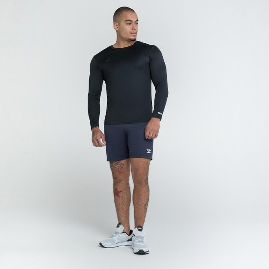 Camisa Ml Masculina Umbro Basic Uv