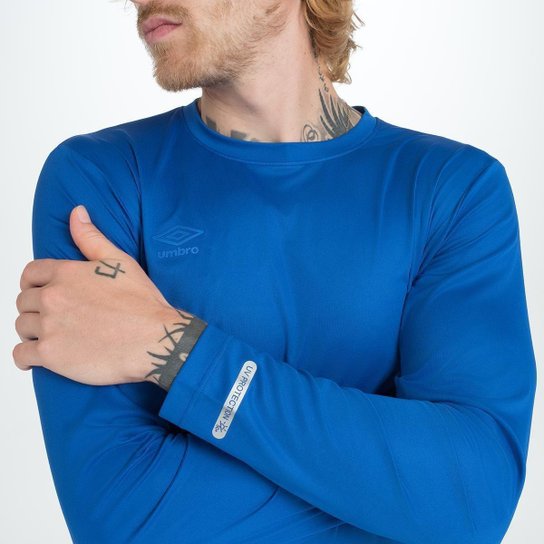 Camisa Ml Masculina Umbro Basic Uv