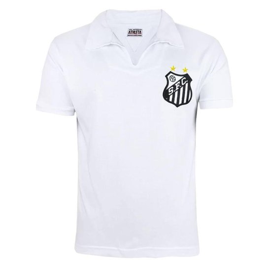 CAMISA PÓLO ATHLETA SANTOS 62/63 N°7 MASCULINA