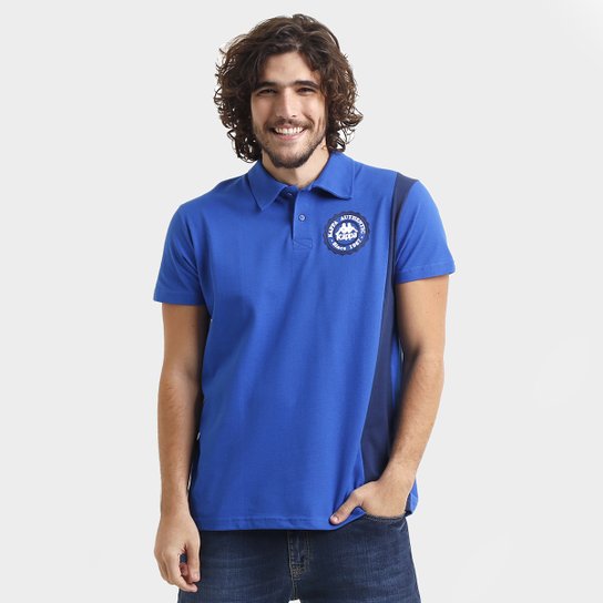 Camisa Polo Kappa Boom - Azul Royal