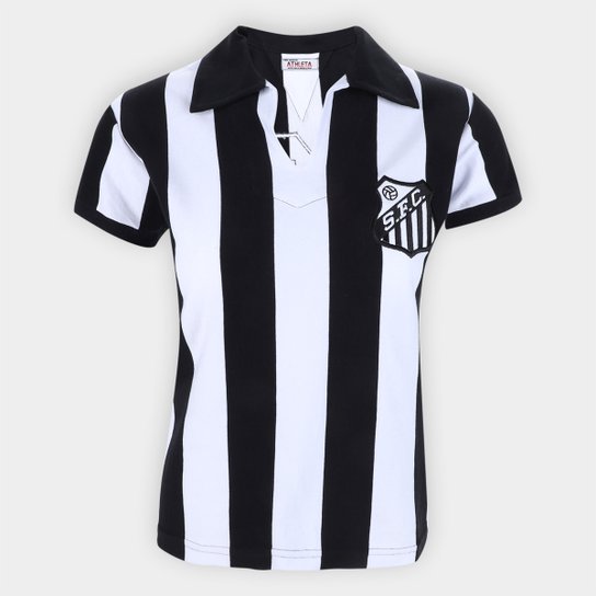Camisa Polo Retrô Santos 1956 Athleta Feminina