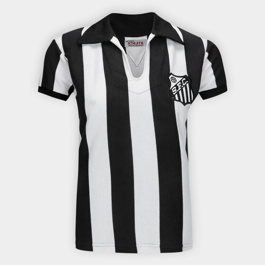 Camisa Polo Retrô Santos 1956 Athleta Feminina