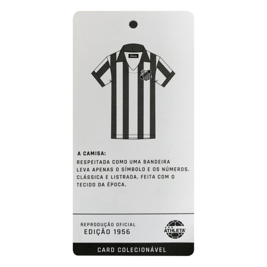 Camisa Polo Retrô Santos 1956 nº 10 Athleta Masculina
