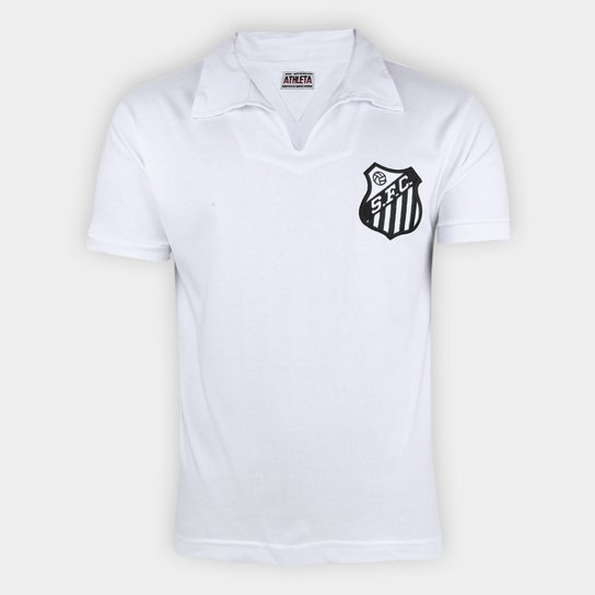 Camisa Polo Retrô Santos 62/63 N 10 Athleta Masculina