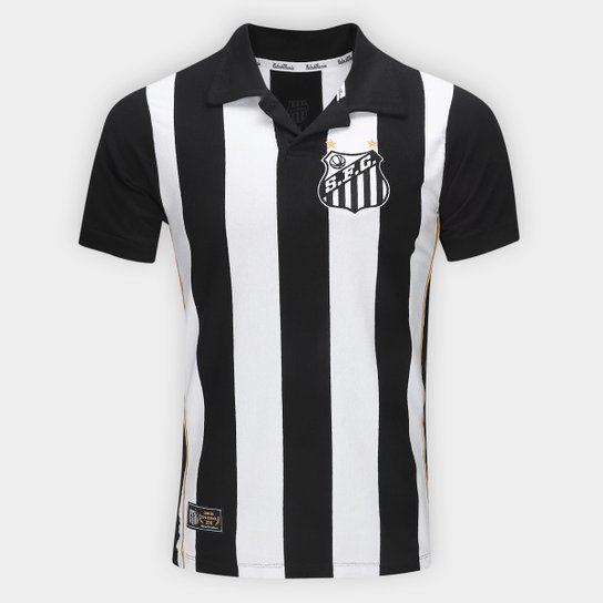 Camisa Polo Santos 2010 Listrada Retrômania Masculina