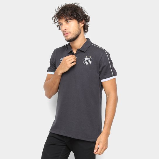 Camisa Polo Santos 2019 Viagem Umbro Masculina