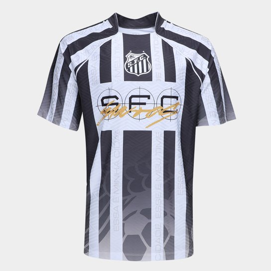 Camisa Polo Santos Eu Vim de Santos Masculina