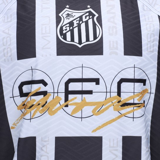 Camisa Polo Santos Eu Vim de Santos Masculina