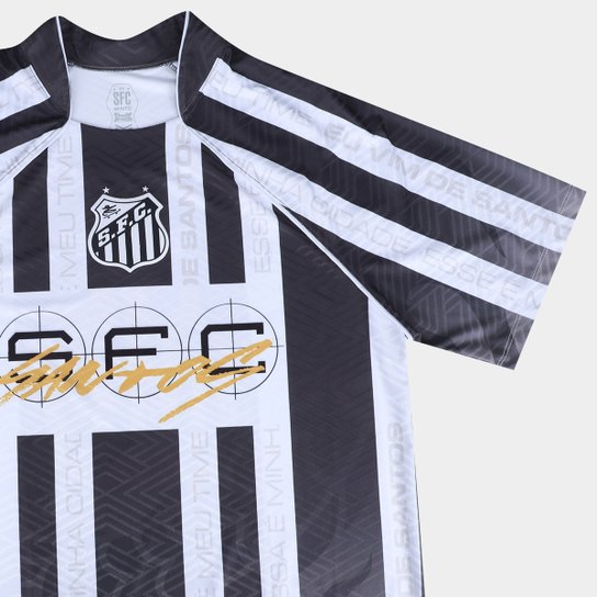 Camisa Polo Santos Eu Vim de Santos Masculina