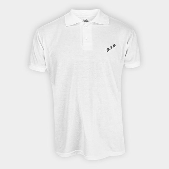 Camisa Polo Santos FC Masculina - Branco