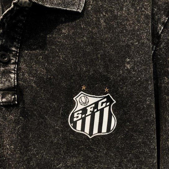 Camisa Polo Santos Grid Masculina