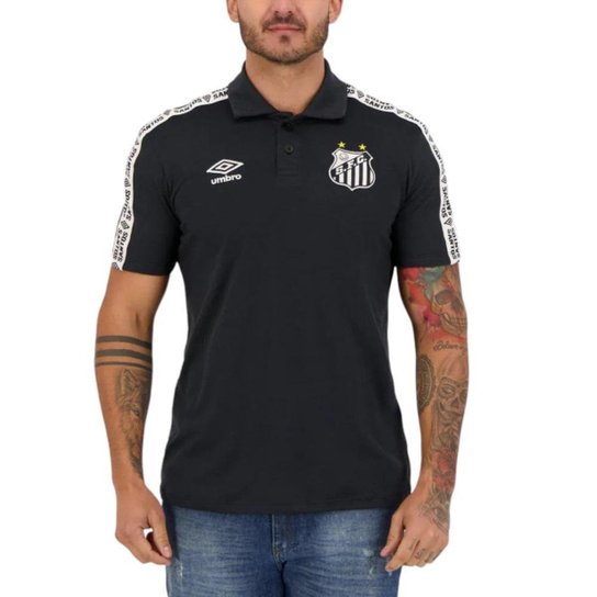 Camisa Polo Umbro Santos Viagem 2022 Masculina