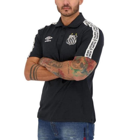 Camisa Polo Umbro Santos Viagem 2022 Masculina
