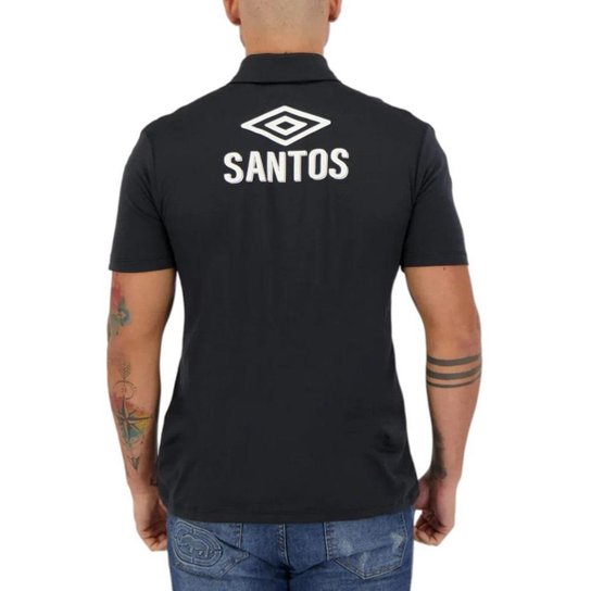 Camisa Polo Umbro Santos Viagem 2022 Masculina