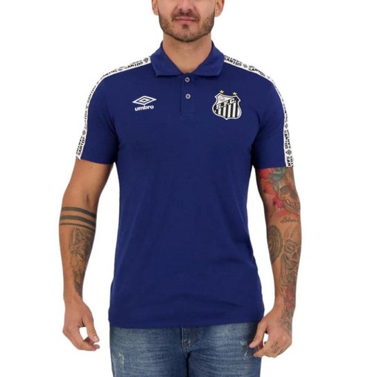 Camisa Polo Umbro Santos Viagem 2022 Masculina