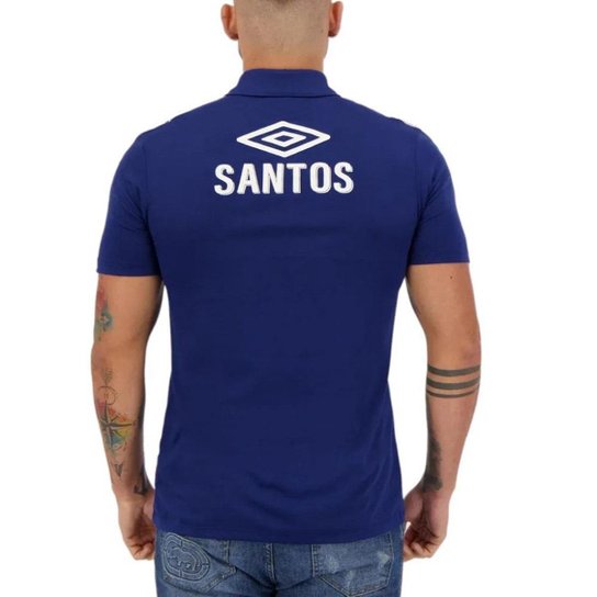 Camisa Polo Umbro Santos Viagem 2022 Masculina