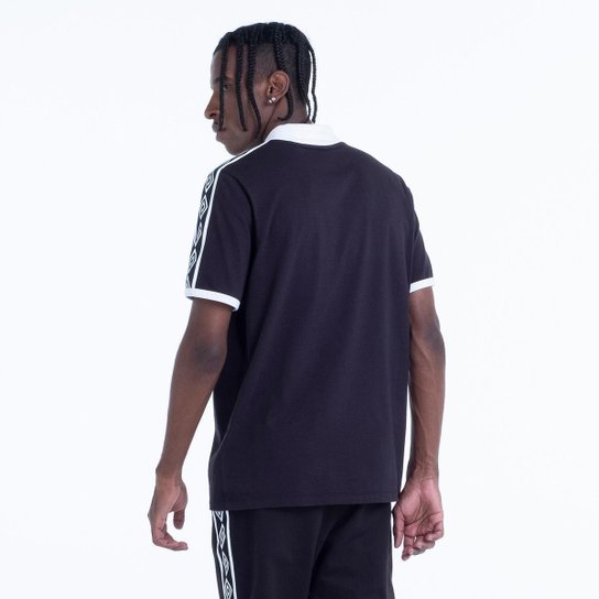 Camisa Polo Umbro Traditional Diamond Rib Manga Curta Masculina
