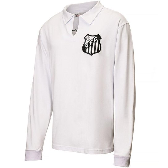 Camisa Retrô Santos 1962 Manga Longa Masculina
