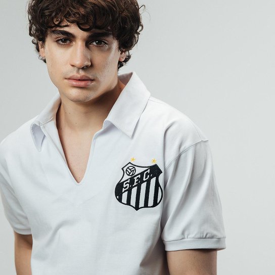 Camisa Retrô Santos Pelé Masculina