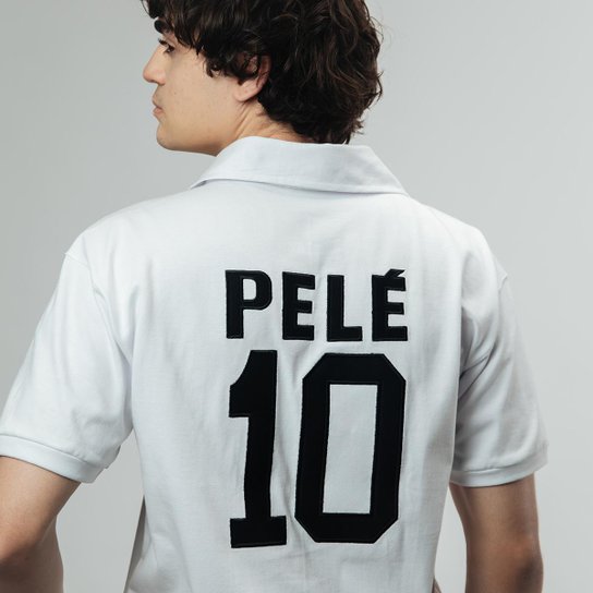 Camisa Retrô Santos Pelé Masculina