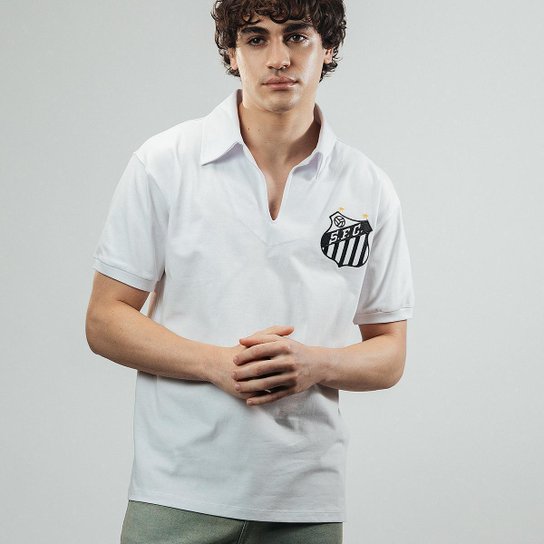 Camisa Retrô Santos Pelé Masculina