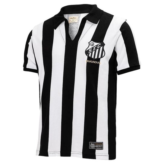 Camisa Santos 1962 Retrô Mundial Masculina