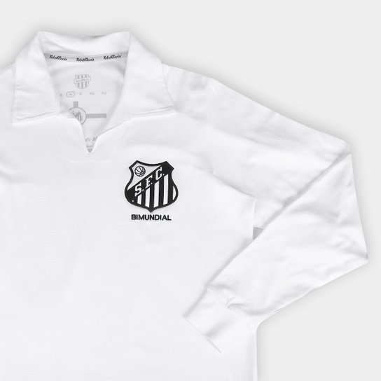 Camisa Santos 1963 Bi Mundial Manga Longa Masculina