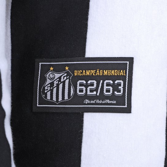 Camisa Santos 1963 Bi Mundial Manga Longa Masculina