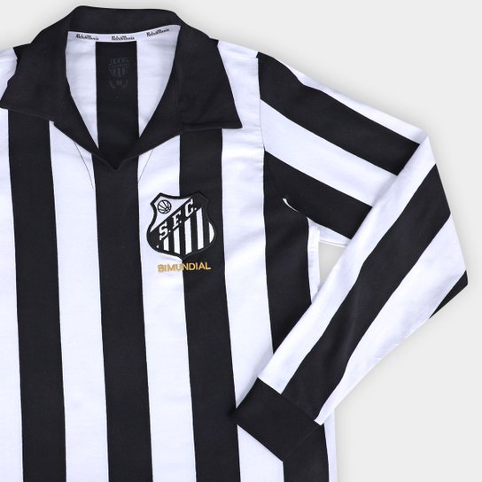 Camisa Santos 1963 Bi Mundial Manga Longa Masculina